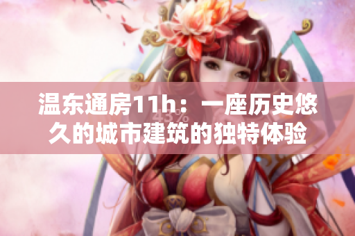 温东通房11h：一座历史悠久的城市建筑的独特体验