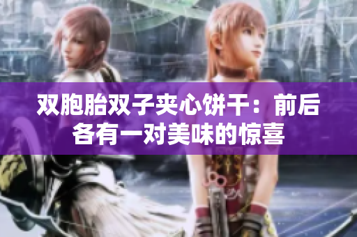 双胞胎双子夹心饼干：前后各有一对美味的惊喜