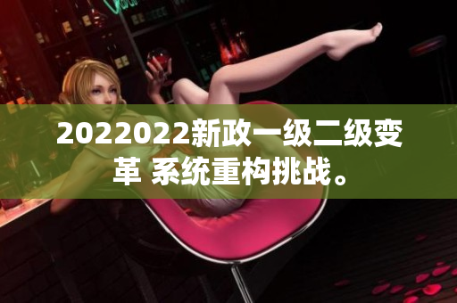 2022022新政一级二级变革 系统重构挑战。