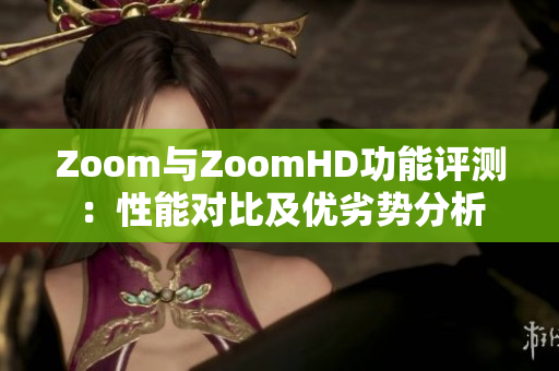 Zoom与ZoomHD功能评测：性能对比及优劣势分析