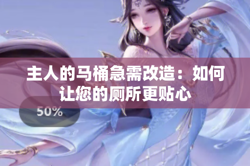 主人的马桶急需改造：如何让您的厕所更贴心