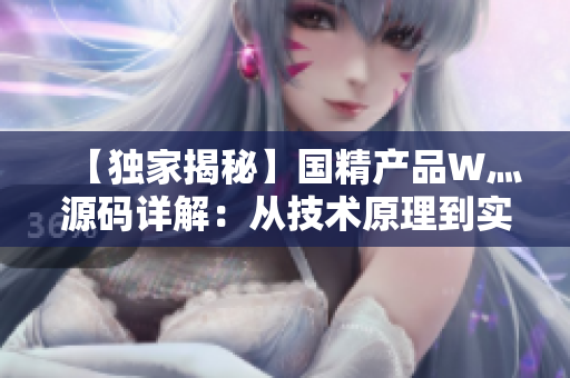 【独家揭秘】国精产品W灬源码详解：从技术原理到实际应用全方位解析