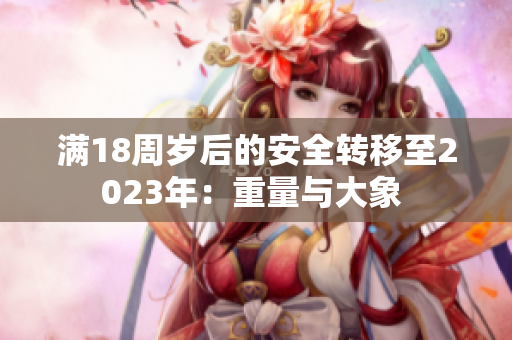 满18周岁后的安全转移至2023年：重量与大象 