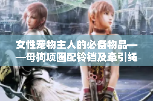 女性宠物主人的必备物品——母狗项圈配铃铛及牵引绳