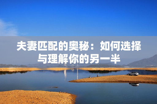 夫妻匹配的奥秘：如何选择与理解你的另一半