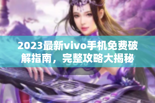 2023最新vivo手机免费破解指南，完整攻略大揭秘