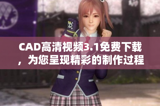CAD高清视频3.1免费下载，为您呈现精彩的制作过程