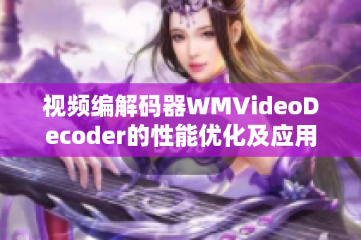 视频编解码器WMVideoDecoder的性能优化及应用案例详解